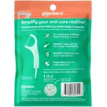 Plackers Micro Line Dental Floss Picks, Fold-Out FlipPick, Tuffloss, Easy Storage with Sure-Zip Seal, Fresh Mint Flavor, 36 Count (Packaging May Vary)
