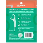 Plackers Micro Line Dental Floss Picks, Fold-Out FlipPick, Tuffloss, Easy Storage with Sure-Zip Seal, Fresh Mint Flavor, 36 Count (Packaging May Vary)
