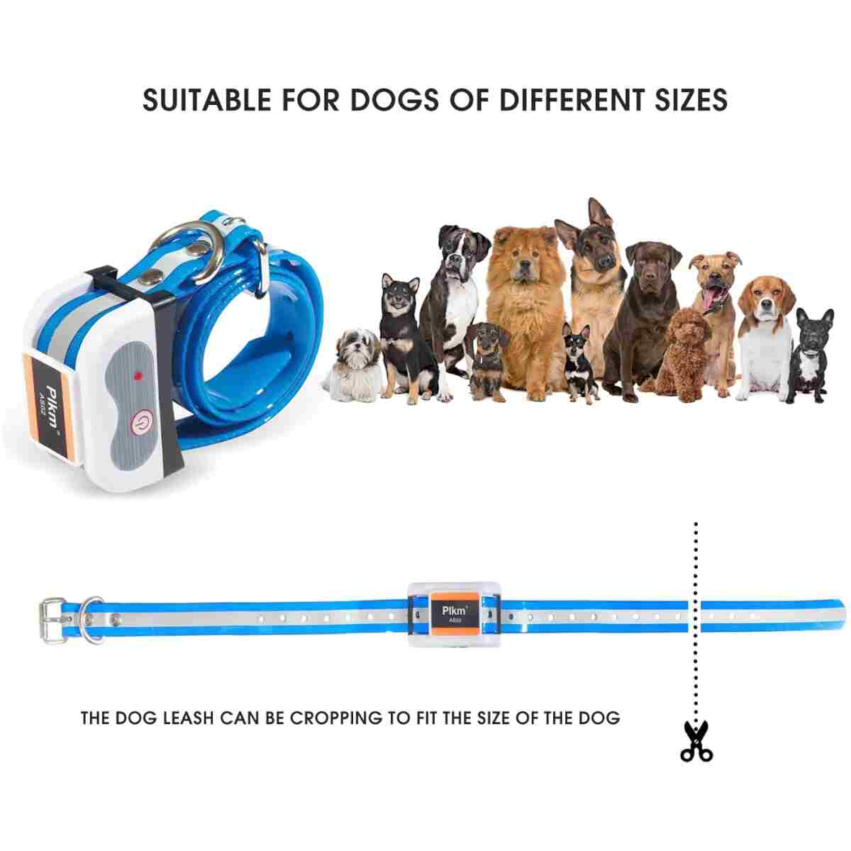 Plkm Dog Wireless Fence 2025 Newest Pet Intelligent Electric Containment System, Dog Out of Range Reminder Transmitter AI Smart Alarm, 360° Strong Signal Coverage, Display...