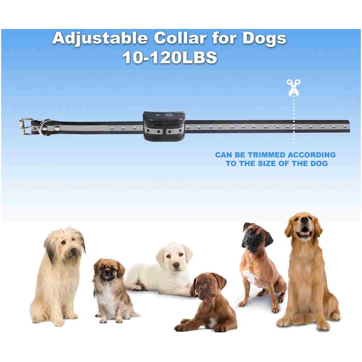 Plkm Wireless Dog Fence Indoor Outdoor Wireless Fence Dog Training Collar 3 in 1 Pet Intelligent System, Out-of-Range Reminder AI Technology, Adjustable Range Shock Strength,...