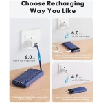 Portable Charger with Built in Cables, Portable Charger with Cords Wires Slim 10000mAh Travel Essentials Battery Pack 6 Outputs 3A High Speed Power Bank for iPhone Samsung Pixel...