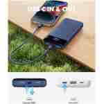 Portable Charger with Built in Cables, Portable Charger with Cords Wires Slim 10000mAh Travel Essentials Battery Pack 6 Outputs 3A High Speed Power Bank for iPhone Samsung Pixel...