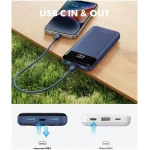 Portable Charger with Built in Cables, Portable Charger with Cords Wires Slim 10000mAh Travel Essentials Battery Pack 6 Outputs 3A High Speed Power Bank for iPhone Samsung Pixel...