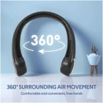 Portable Neck Fan, Hands Free Bladeless Fan, 360° Cooling Personal Fan,Wearable Quiet Fan for Outdoor Indoor, Birthday Gifts for Men Women Mom Dad, 4000mAh Battery USB...