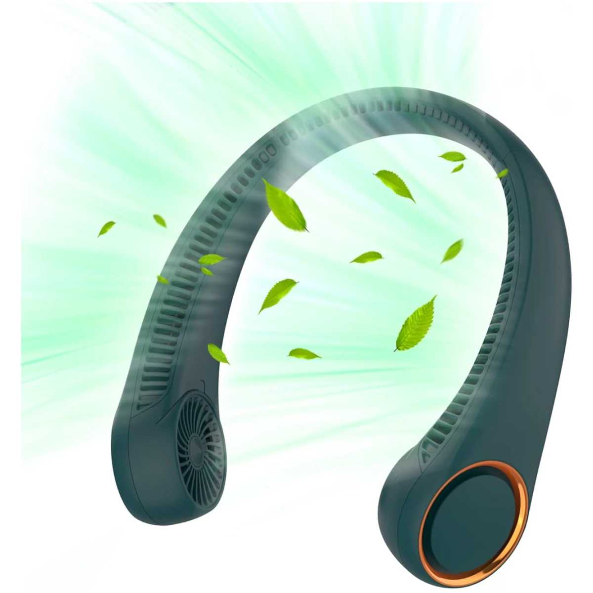 Portable Neck Fan, Hands Free Bladeless Fan, 360° Cooling Personal Fan,Wearable Quiet Fan for Outdoor Indoor, Birthday Gifts for Men Women Mom Dad, 4000mAh Battery USB...