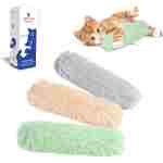 Potaroma Cat Toys Pillows, 3 Pcs, Soft and Durable Cat Crinkle Sound with Catnip Inside, Interactive Indoor Kitten Kicker, Promotes Kitty Exercise