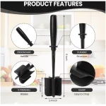 Premium Meat Chopper for Ground Beef - Heat Resistant Meat Masher - Kitchen Tools & Gadgets - Durable Ground Beef Smasher - Non Stick Hamburger Grinder - Cook Ground Meat with...