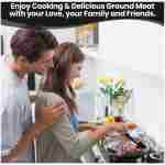 Premium Meat Chopper for Ground Beef - Heat Resistant Meat Masher - Kitchen Tools & Gadgets - Durable Ground Beef Smasher - Non Stick Hamburger Grinder - Cook Ground Meat with...