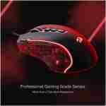 Redragon M612 Predator RGB Gaming Mouse, 8000 DPI Wired Optical Mouse with 11 Programmable Buttons & 5 Backlit Modes, Software Supports DIY Keybinds Rapid Fire Button
