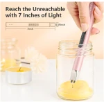 REIDEA Candle Lighter - Long USB Rechargeable Arc Windproof Flameless Lighter with Safety Switch for Home, Kitchen, BBQ, Camping, Stove