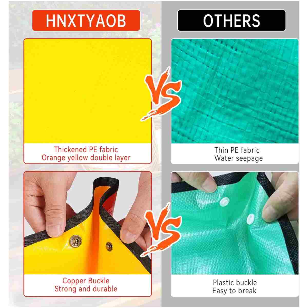 Repotting Mat for Indoor Plant Transplanting and Potting Soil Mess Control Portable Succulent Planting Potting Tray Gardening Gifts for Women Men Plant Lover Gifts (Orange 27" x...