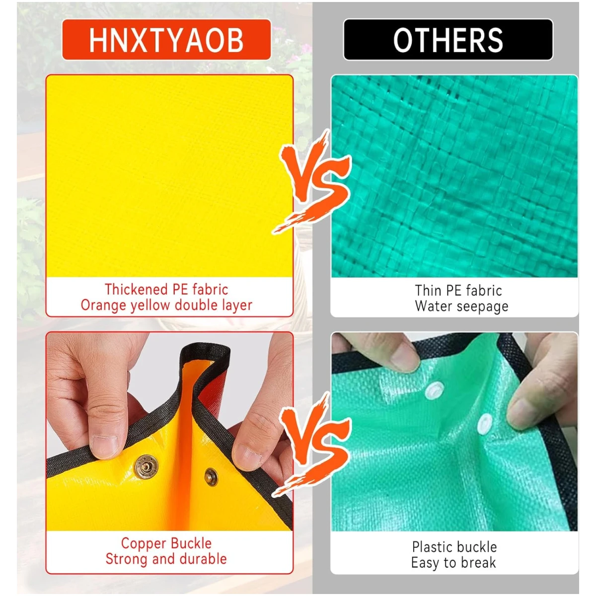 Repotting Mat for Indoor Plant Transplanting and Potting Soil Mess Control Portable Succulent Planting Potting Tray Gardening Gifts for Women Men Plant Lover Gifts (Orange 27" x...