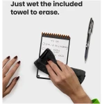 Rocketbook New Mini Reusable Smart Notepad, Pocket Size Notebook 3.5x5.5, Teal - Dotted Pages, App-Connected, Erasable, Ideal for On-The-Go List Taking & Quick Notes Anywhere