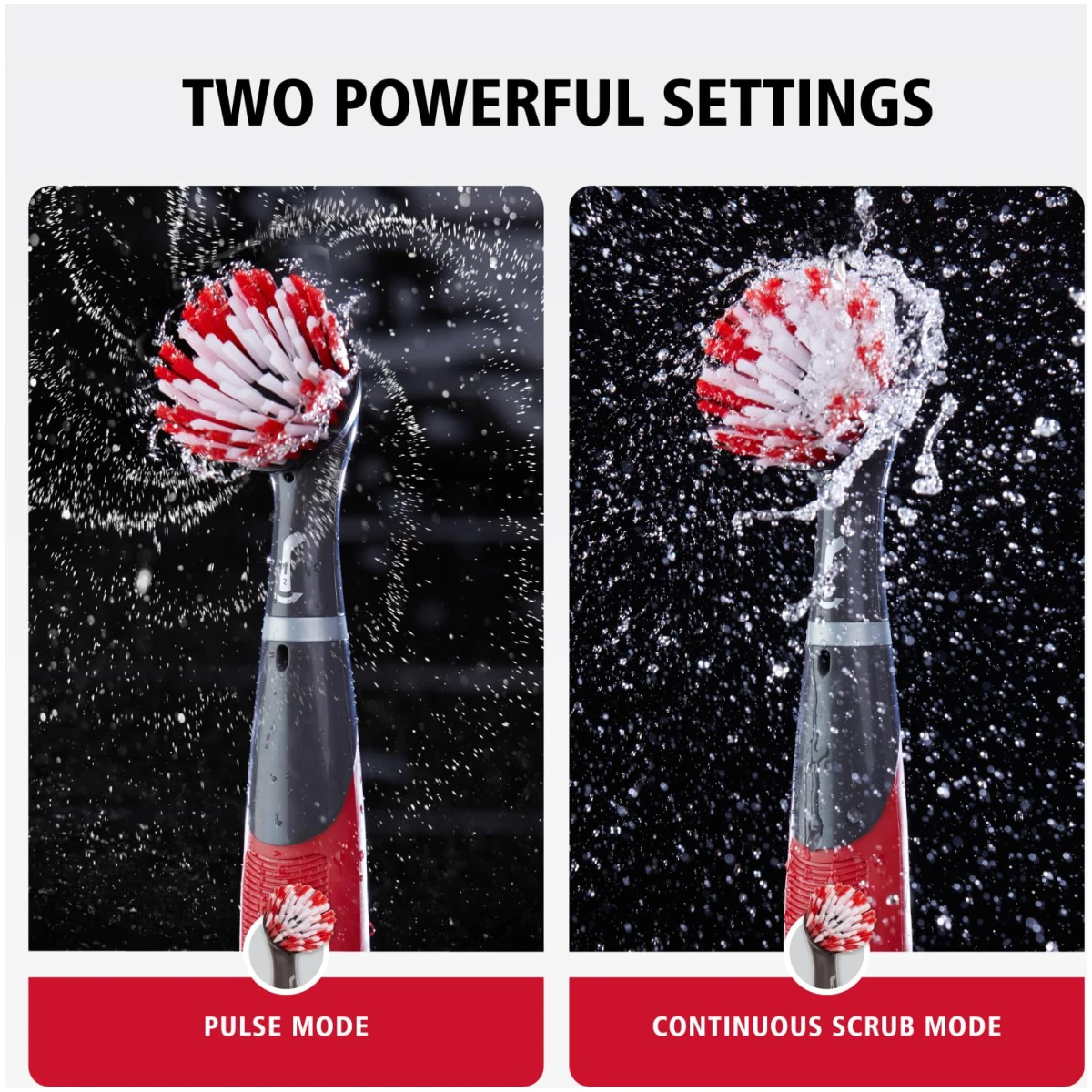 Rubbermaid Reveal Power Scrubber 18-Piece Kit, Cordless Electric Battery Powered Scrub Brush, Water Resistant, for Home/Kitchen/Bathroom/Grout/Tile/Shower/Tub