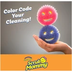 Scrub Daddy Scrub Mommy Sponges - Dish Scrubber + Non-Scratch Cleaning Sponges Kitchen, Bathroom + Multi-Surface Safe - Dual-Sided Dish Sponges for Scrubbing - Online Exclusive...