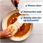 Scrub Daddy Scrub Mommy Sponges - Dish Scrubber + Non-Scratch Cleaning Sponges Kitchen, Bathroom + Multi-Surface Safe - Dual-Sided Dish Sponges for Scrubbing - Online Exclusive...