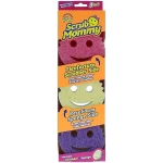Scrub Daddy Scrub Mommy Sponges - Dish Scrubber + Non-Scratch Cleaning Sponges Kitchen, Bathroom + Multi-Surface Safe - Dual-Sided Dish Sponges for Scrubbing - Online Exclusive...