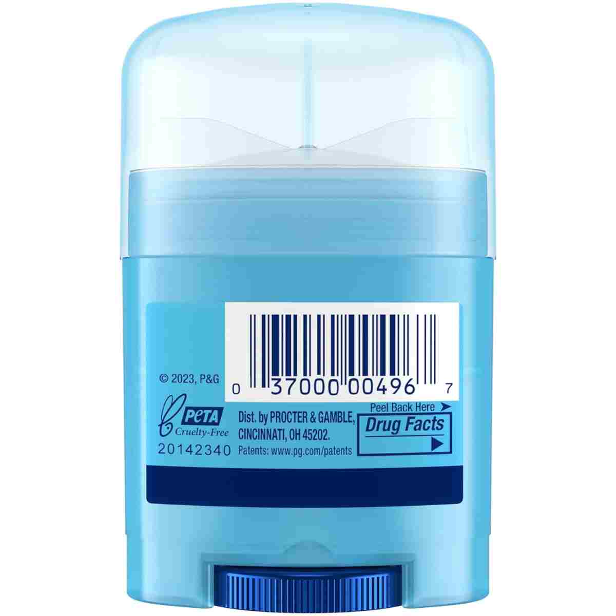 Secret Outlast Antiperspirant Deodorant for Women, 72hr Sweat & Odor Protection, PH Balancing Minerals, Invisible Solid, Completely Clean Scent, Travel Size, 0.5 oz