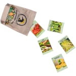 Set of 43 Assorted Vegetable & Herb Seed Packets - Over 10,000 Seeds! - Includes Mylar Storage Bag - Deluxe Garden Heirloom Seeds - 100% Non-GMO