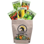 Set of 43 Assorted Vegetable & Herb Seed Packets - Over 10,000 Seeds! - Includes Mylar Storage Bag - Deluxe Garden Heirloom Seeds - 100% Non-GMO