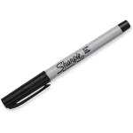 SHARPIE 37161PP Permanent Markers, Ultra Fine Point, Black, 2 Count