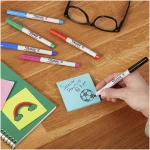 SHARPIE 37161PP Permanent Markers, Ultra Fine Point, Black, 2 Count