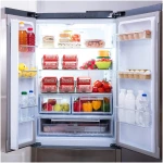 Simple Houseware Soda Can Organizer for Pantry / Refrigerator, Clear, Set of 2