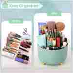 SKYDUE 360 Degree Rotating Desk Organizer, Dual-Purpose Pencil Pen Holder for Desktop, Rotating Desk Pen Organizer with 5 Slots, Pencil Cup for School, Home, Office Supplies...