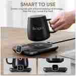 Smart Heated Coffee Mug Warmer & Mug Set - Heated Coffee Warmer with Auto Shut Off, 1°F Precise Temperature Control Coffee Warmer, Electric Mug Warmer for Desk, Birthday Gifts...