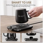 Smart Heated Coffee Mug Warmer & Mug Set - Heated Coffee Warmer with Auto Shut Off, 1°F Precise Temperature Control Coffee Warmer, Electric Mug Warmer for Desk, Birthday Gifts...