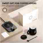 Smart Heated Coffee Mug Warmer & Mug Set - Heated Coffee Warmer with Auto Shut Off, 1°F Precise Temperature Control Coffee Warmer, Electric Mug Warmer for Desk, Birthday Gifts...