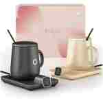 Smart Heated Coffee Mug Warmer & Mug Set - Heated Coffee Warmer with Auto Shut Off, 1°F Precise Temperature Control Coffee Warmer, Electric Mug Warmer for Desk, Birthday Gifts...