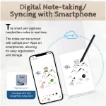 Smart Pen+Small Notepad, Digital Pen Real-time Sync for Digitizing, Storing, and Sharing Notes, Ideal Smart Pen for Note Taking, Drawing, Classroom, Offices, Compatible with...