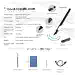 Smart Pen+Small Notepad, Digital Pen Real-time Sync for Digitizing, Storing, and Sharing Notes, Ideal Smart Pen for Note Taking, Drawing, Classroom, Offices, Compatible with...