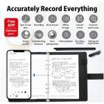 Smart Pen+Small Notepad, Digital Pen Real-time Sync for Digitizing, Storing, and Sharing Notes, Ideal Smart Pen for Note Taking, Drawing, Classroom, Offices, Compatible with...