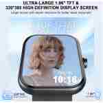 Smart Watch (Answer/Make Calls), 1.96" HD Screen SmartWatch for Men Women 113+ Sport Modes, Fitness Activity Tracker Heart Rate/Sleep Monitor/Pedometer, IP68 Waterproof, Smart...