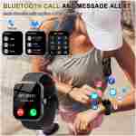 Smart Watch (Answer/Make Calls), 1.96" HD Screen SmartWatch for Men Women 113+ Sport Modes, Fitness Activity Tracker Heart Rate/Sleep Monitor/Pedometer, IP68 Waterproof, Smart...