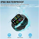 Smart Watch (Answer/Make Calls), 1.96" HD Screen SmartWatch for Men Women 113+ Sport Modes, Fitness Activity Tracker Heart Rate/Sleep Monitor/Pedometer, IP68 Waterproof, Smart...