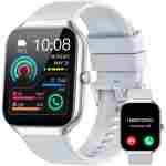 Smart Watch (Answer/Make Calls), 1.96" HD Screen SmartWatch for Men Women 113+ Sport Modes, Fitness Activity Tracker Heart Rate/Sleep Monitor/Pedometer, IP68 Waterproof, Smart...