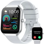 Smart Watch (Answer/Make Calls), 1.96" HD Screen SmartWatch for Men Women 113+ Sport Modes, Fitness Activity Tracker Heart Rate/Sleep Monitor/Pedometer, IP68 Waterproof, Smart...