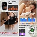 Smart Watch for Men Women (Answer/Make Call), 1.96" HD Smartwatch with Heart Rate/Sleep Monitor/Pedometer/Calories, 113+ Sports Fitness Watch, IP68 Waterproof Activity Tracker...