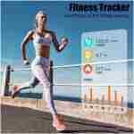 Smart Watch for Women Men, 1.96" Fitness Tracker Running Watch (Answer/Make Call), IP68 Waterproof, Pedometer, Sleep/Step/Activity/Heart Rate Monitor, 110+ Sport Modes...