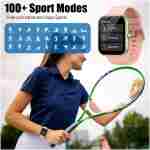Smart Watch for Women Men, 1.96" Fitness Tracker Running Watch (Answer/Make Call), IP68 Waterproof, Pedometer, Sleep/Step/Activity/Heart Rate Monitor, 110+ Sport Modes...