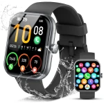 Smart Watch for Women Men, 1.96" Fitness Tracker Running Watch (Answer/Make Call), IP68 Waterproof, Pedometer, Sleep/Step/Activity/Heart Rate Monitor, 110+ Sport Modes...