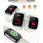 Smart Watch for Women Men- Answer/Make Call, 2025 1.91'' IP68 Waterproof Fitness Step Sleep Tracker Watch with Heart Rate Monitor Activity Counter Smartwatch for Andriod iPhone...