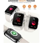 Smart Watch for Women Men- Answer/Make Call, 2025 1.91'' IP68 Waterproof Fitness Step Sleep Tracker Watch with Heart Rate Monitor Activity Counter Smartwatch for Andriod iPhone...