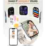 Smart Watch for Women Men- Answer/Make Call, 2025 1.91'' IP68 Waterproof Fitness Step Sleep Tracker Watch with Heart Rate Monitor Activity Counter Smartwatch for Andriod iPhone...