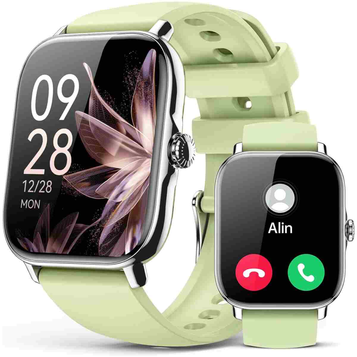 Smart Watch for Women Men- Answer/Make Call, 2025 1.91'' IP68 Waterproof Fitness Step Sleep Tracker Watch with Heart Rate Monitor Activity Counter Smartwatch for Andriod iPhone...