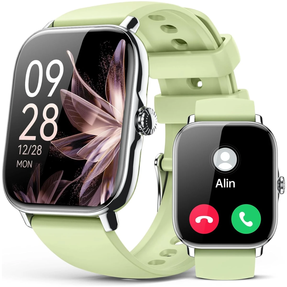 Smart Watch for Women Men- Answer/Make Call, 2025 1.91'' IP68 Waterproof Fitness Step Sleep Tracker Watch with Heart Rate Monitor Activity Counter Smartwatch for Andriod iPhone...