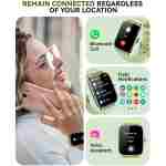Smart Watch for Women Men- Answer/Make Call, 2025 1.91'' IP68 Waterproof Fitness Step Sleep Tracker Watch with Heart Rate Monitor Activity Counter Smartwatch for Andriod iPhone...